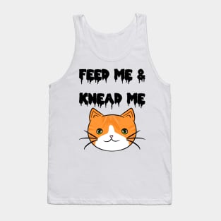 FEED ME! KNEAD ME! Black Tank Top